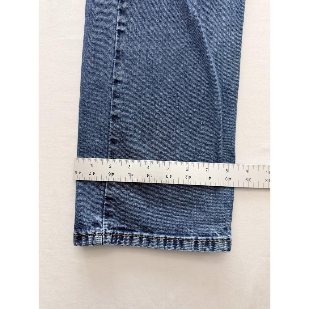 Levi's Jeans Mens 36x32 Blue Medium Wash Regular Straight Denim Pants Casual - Picture 2 of 10